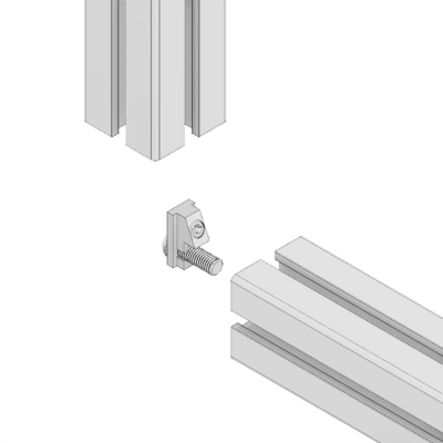 41-002-0 MODULAR SOLUTIONS PROFILE FASTENER<br>SPEEDLOCK HIDDEN PROFILE CONNECTOR C